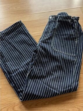 Rodeo Quincy navy pinstriped pants